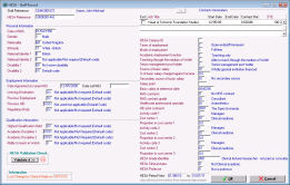 HESA Record from the Staff Screen