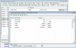 Medical Audit Screen